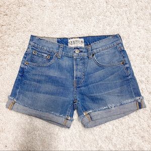 Textile Elizabeth & James Grungy Denim Joni Shorts